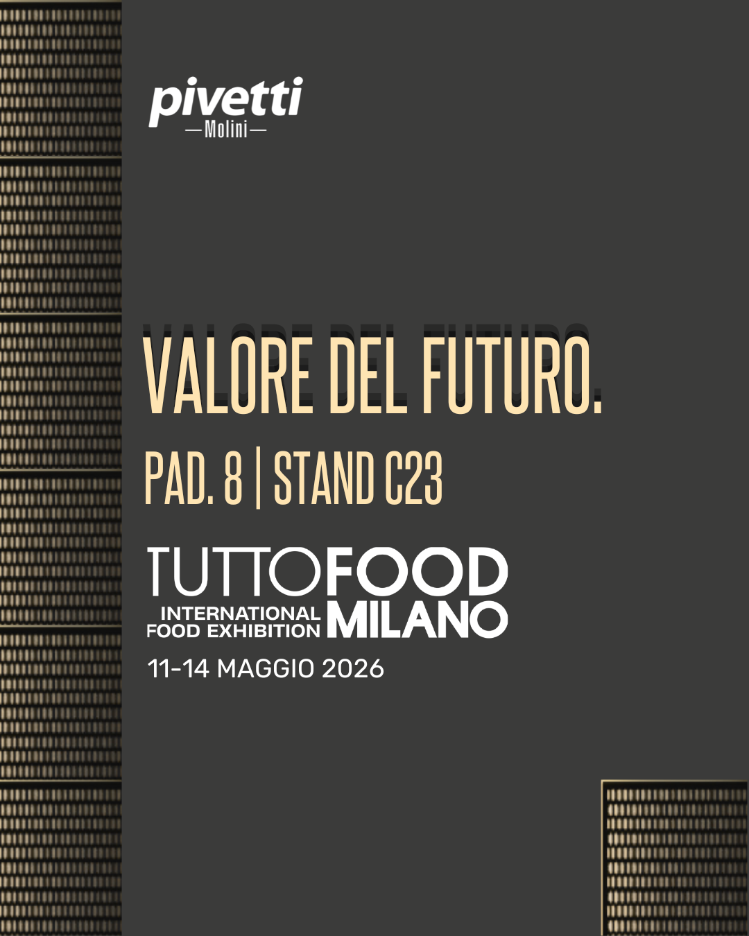Tuttofood 2026 - Molini Pivetti